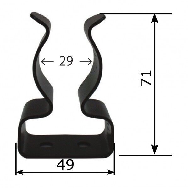 スコップ用 受け金具(スコップキャッチ)