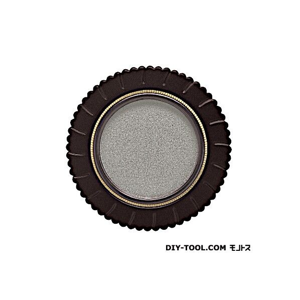 平面矢車 銀チジミ 黒 大 S-389 1個