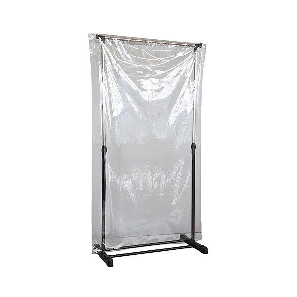 スタンディングパーテーション台170 透明ビニールシート付
