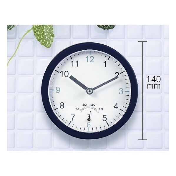 バスクロック温度計付