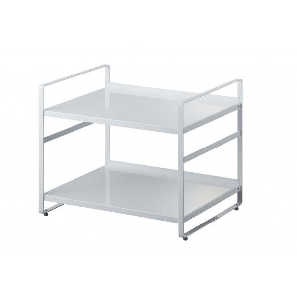 冷蔵庫上収納ラック タワー ホワイト 4470 1個