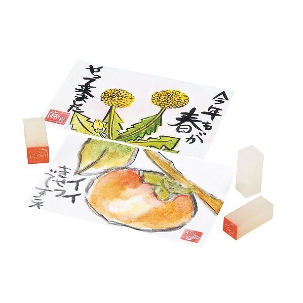 てん刻消しゴム 18x18x40 1本入 18×18×40mm 23970 1個