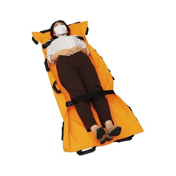 布製防災担架(オレンジ)