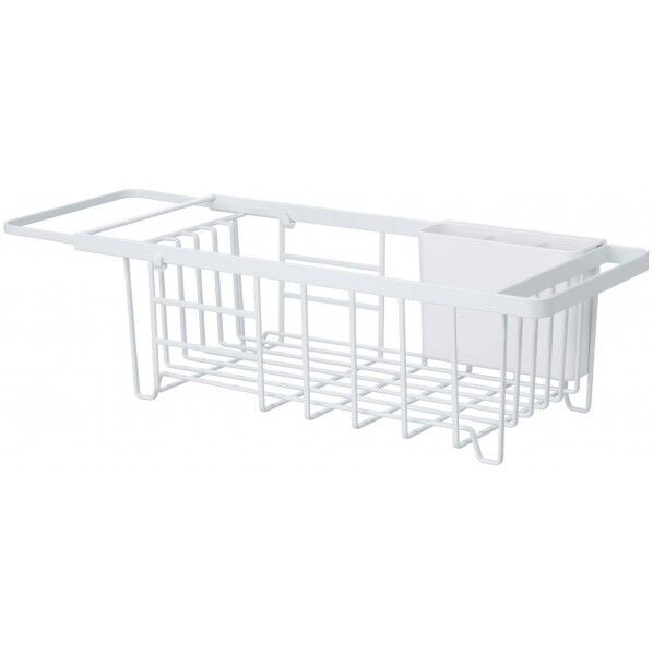 伸縮水切りワイヤーバスケット タワー ホワイト 3492 1個