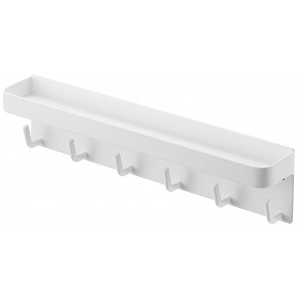 マグネットキーフック&トレイ スマート ホワイト 24.5X4.5X6cm 2754 1個