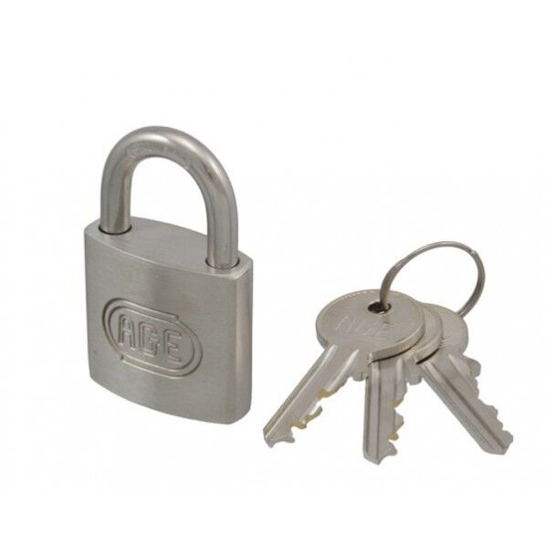 ステンレス製Wロック南京錠 30mm 72821 1個