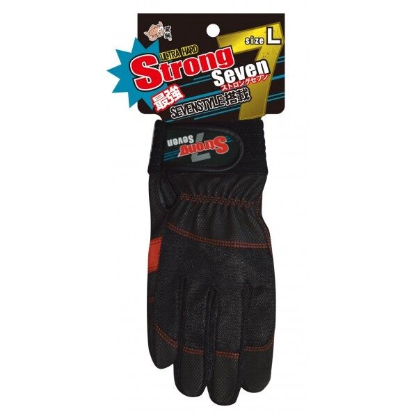 ストロングセブン 黒 フリー SR-7-BK-M 1双