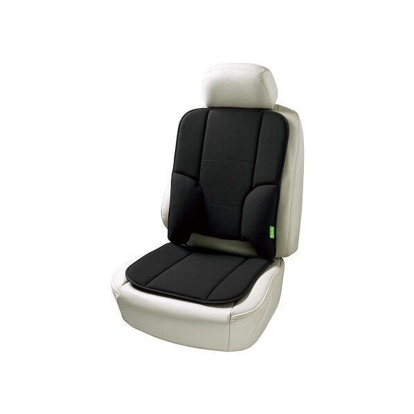 楽サポ低反発 ダブルクッション ブラック 縦100横450高さ650 5601-07BK 1個