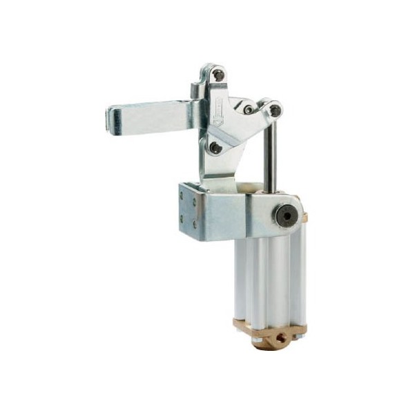 縦型・軽荷重用・空圧シリンダー付トグルクランプAPVM