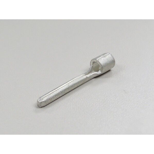 裸圧着棒端子 10個入 シルバー W3.4×φ22ミリ棒端子部 16ミリ TC-1.25-16 10 10個