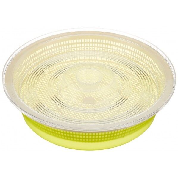 シクラメン蓋付水切りセット 緑 縦265×横265×高さ70mm CY-S 1個