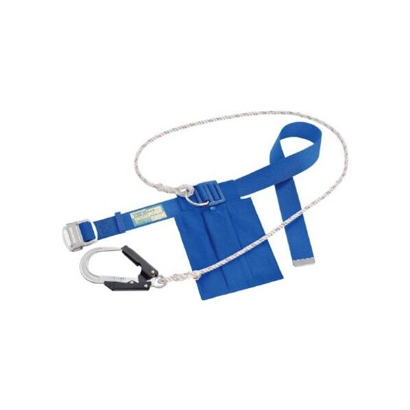 胴ベルト型安全帯スライド式バックル三つ打ナイロン製