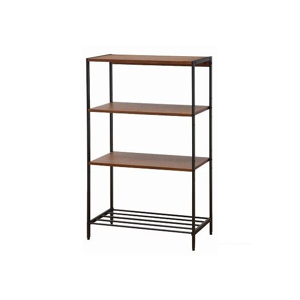 アンセム ワイドラック4段 anthem Rack4段 ブラウン 60×27.5×100cm ANR-2397BR 1台