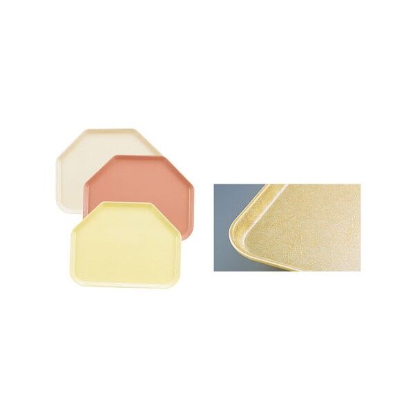 トラペゾイドトレー ギャラクシーコーヒーベージュ ETL012GC 1個