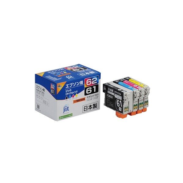 エプソン EPSON IC4CL6162対応ジットリサイクルインクカートリッジ 4色パック