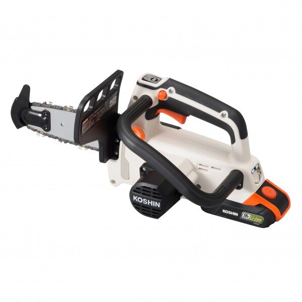 充電式チェンソー 白.オレンジ 18V 2.0Ah SCS-1820 1台