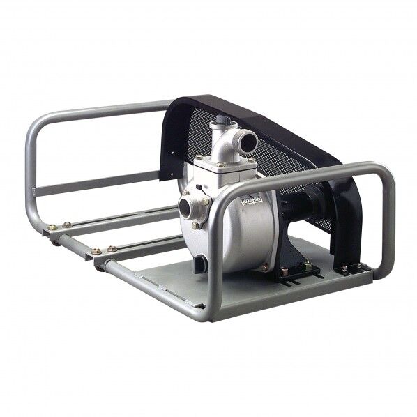 工進 KOSHIN 単体ポンプ パブールポンプ(セット台付き) 口径40ミリ 40ミリ SU-40VB 単体 カルイ 蓮根 高圧 モーター ベルト プーリー ベース セット台 1台...