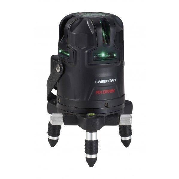 アックスブレーン レーザーマン高輝度電子整準式グリーンレーザー墨出し器 LVE-8G 1台