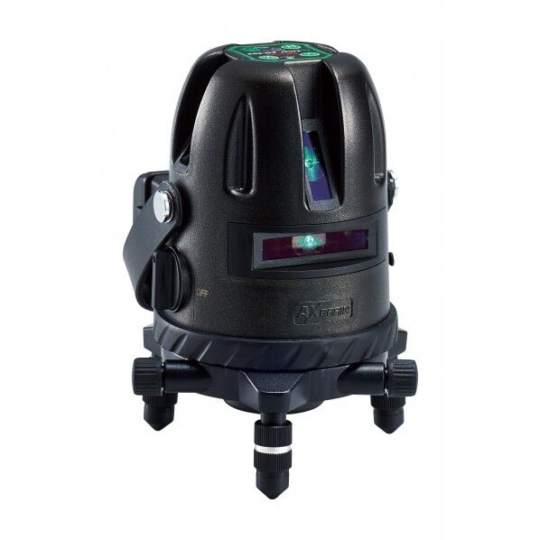 アックスブレーン G-Liner高輝度グリーンレーザー墨出し器 φ93(ボディー部)×H156mm AG-505 1台