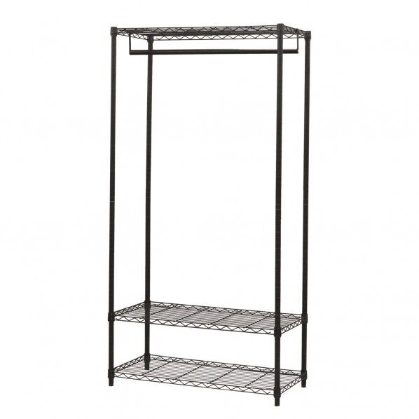 ネーロ ワードローブ90 ブラック NERO-900 BK 1台