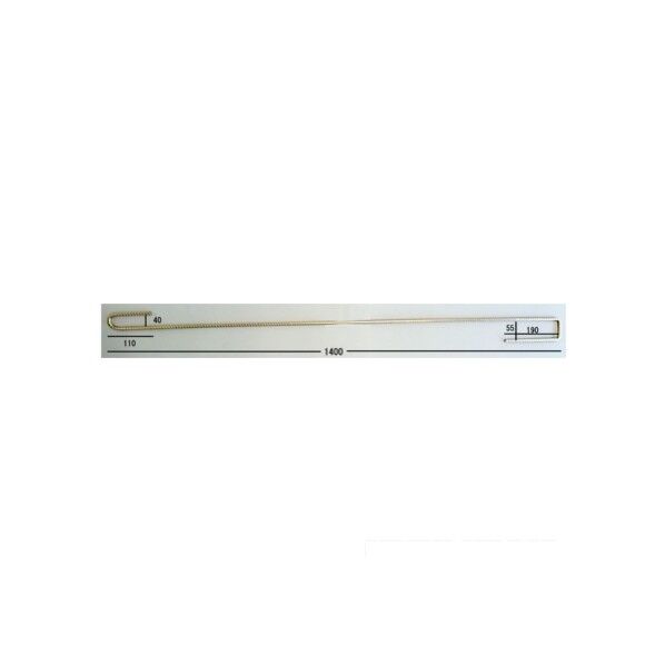 果樹棚ゆれ防止金具 【防振くん】Bタイプ 黄褐 巾80mm×太さ10mm×長さ1400mm BSK-2 10本