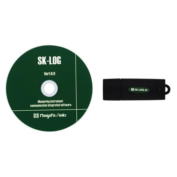 新潟精機 測定器通信統合ソフト(USBドングル版) SK-LOG-D 1個