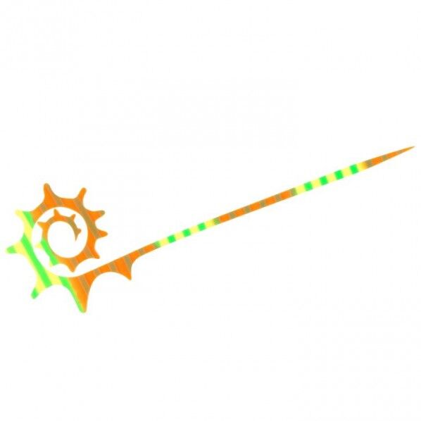 フリースライド カスタムネクタイ ドラゴンカーリースリム SE180 トリプルチャートゼブラ SE180-8 1個