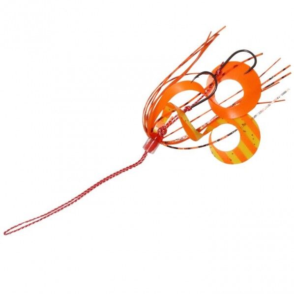 フリースライド ネクタイフックセット スパイラルショート SE186 オレンジシュリンプ