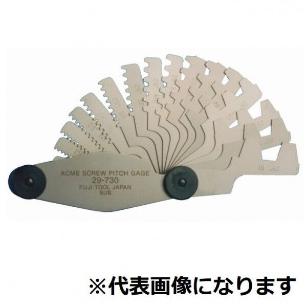アクメスクリューピッチゲージ1-12山16枚 29-730 1