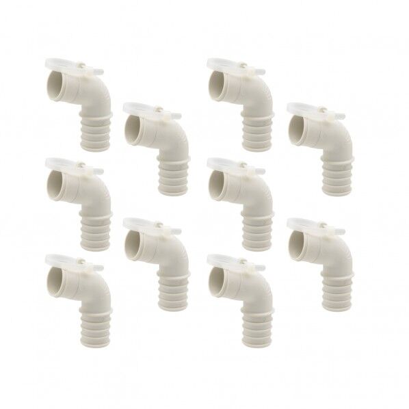 洗濯機用排水トラップ用エルボ 内径36ミリ用 バンド付き