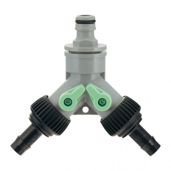 止水コックつき分岐アダプター ウォータースプレイパイプ用 ワンタッチ接続