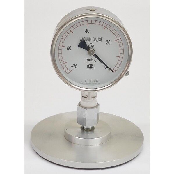 【真空計】アルミ製『IWA真空計』非ネジ込み型 (65A~100A ポンプ対応 )