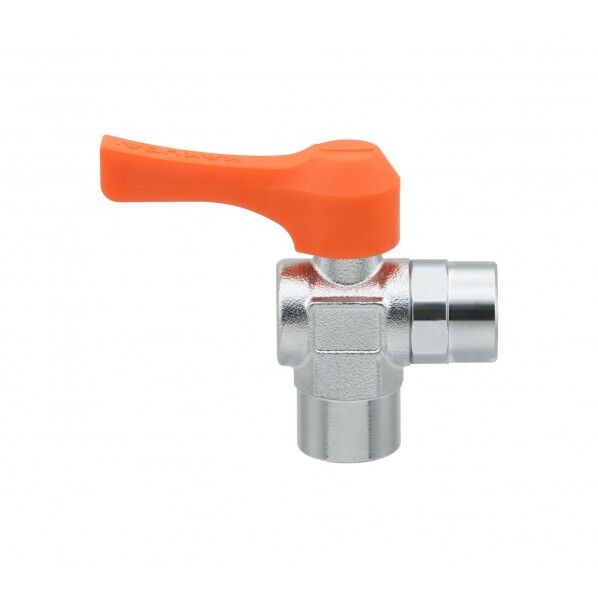 ミニボールバルブ Rc1/8×Rc1/8 水･エアー･油用 アングル型 GA-JM123 1個