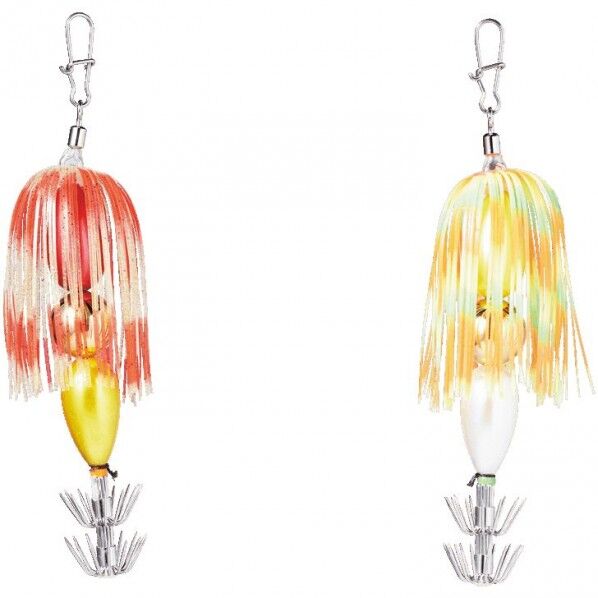 マダコ用 パルパルスッテBIG オモリ無し 2セット SR522 レッド&イエロー/イエロー&ホワイト SR522-4 1個