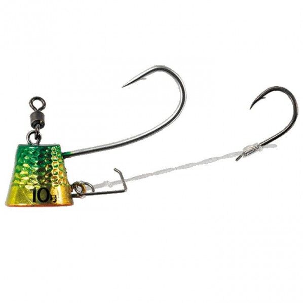 無双真鯛 貫撃テンヤTG エビズレン仕様 SE102 UVグリーンゴールド