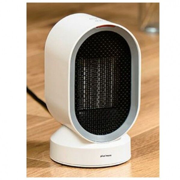 ライフオンプロダクツ 首振り機能付 セラミックヒーター&ファン 116X116X212mm ホワイト MO-WA004-WH 暖房 速暖 送風 小型 自動電源オフ 温風 1台...