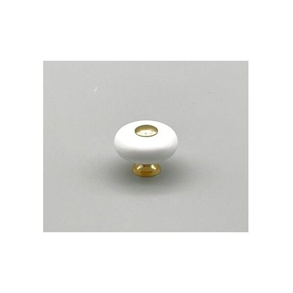 B622セラミックツマミ G白 33mm 23622 1個