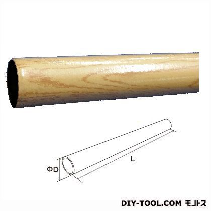 カラー白木パイプ 白木調ビニール被覆 9.5x900 30386 1本