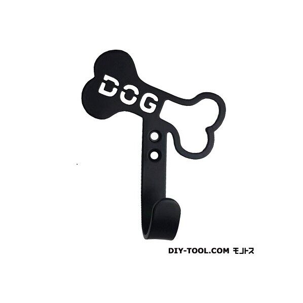 犬骨フック 黒 108x88x43mm 75812 1個