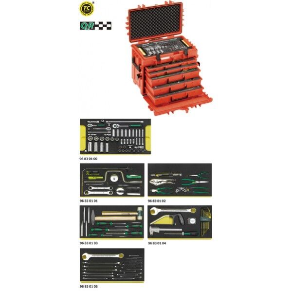 スタビレー 航空機整備工具セット (98814900) 13214WT/LR 1点...