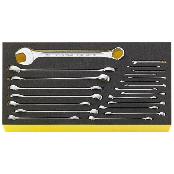 片目片口スパナセットロング(メタルケース入