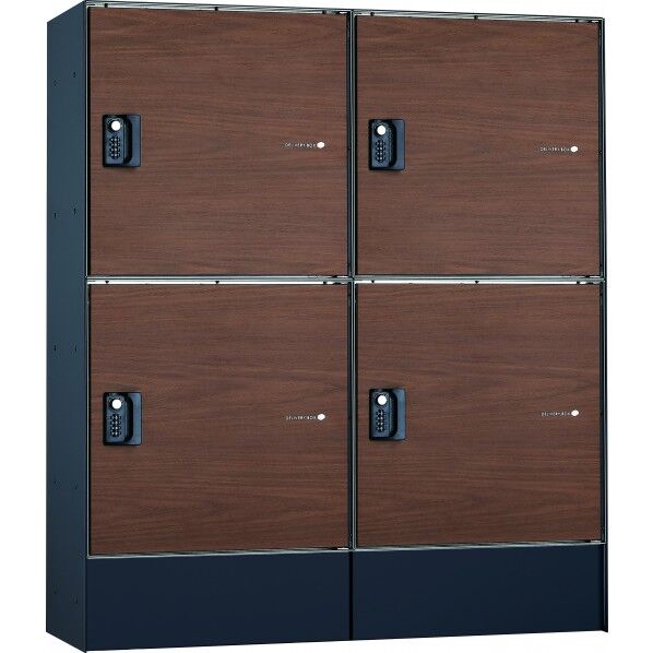 フロリア 宅配ボックス 4M ウォールナット W906×H1052×D320mm 324105110 1セット