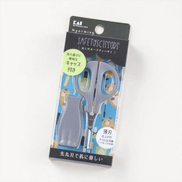 ねこのセーフティハサミ 88×43×8mm 000HC2202 1個