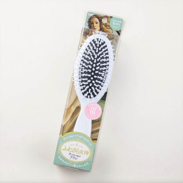 ふわさら女神クッションブラシ 215×65×36mm 000KQ3134 1個