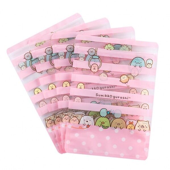 スイーツパック すみっコぐらし(ボーダー) 120×170mm(外形)、0.05mm(厚さ) 000DN0507 5枚