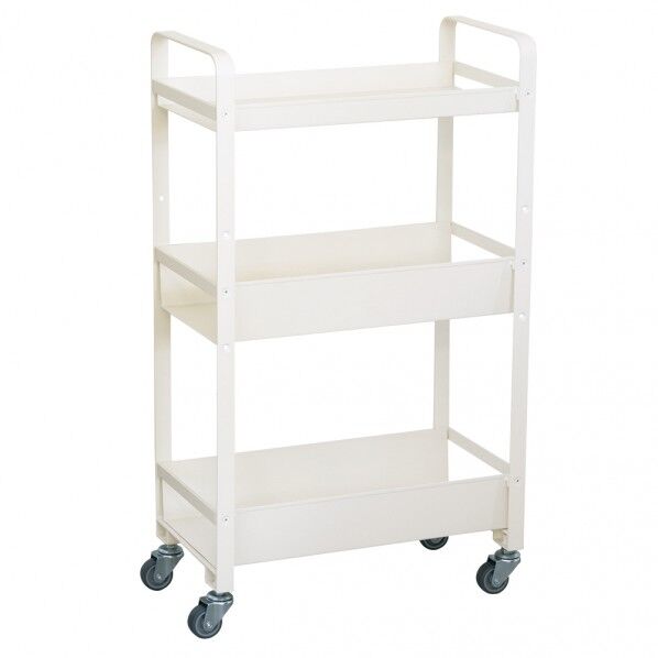 ストレージワゴン ホワイト W395×D210×H660mm SW-WH 1台