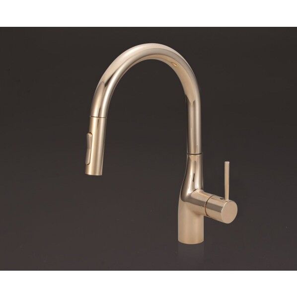 グースネック混合栓 e 金 KM6061ECG 1個