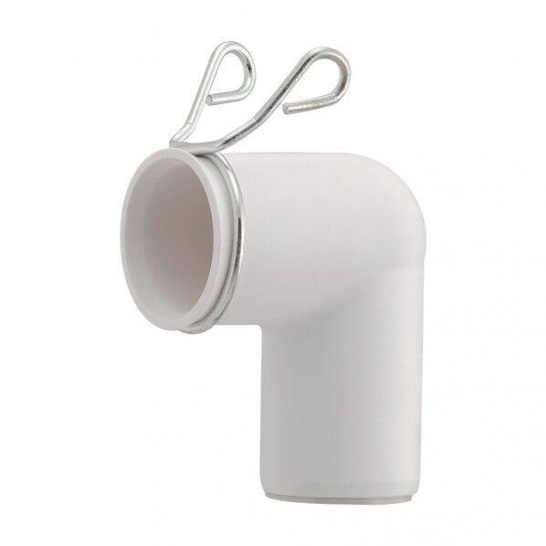 洗濯機排水エルボ ホワイト 437-400 1個