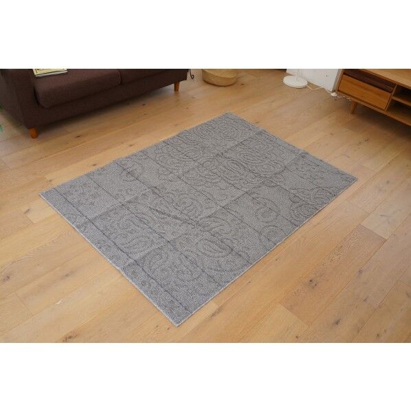 スミノエ 洗える ラグ ノエル 130×185cm グレー グレー 130×185cm 13285696 130X185 GRY 1枚