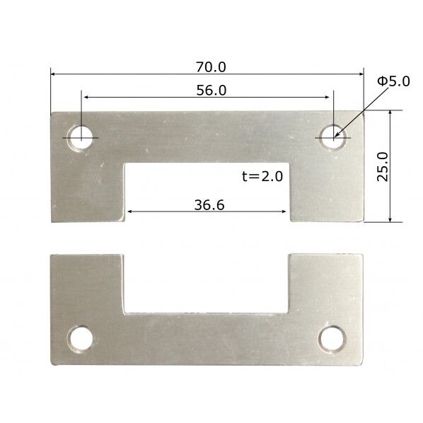 【磁石式コンセント用】固定ステー(コの字ステー2枚セット)